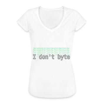 Programmierer - Frauen Vintage T-Shirt - Weiß - Vorne