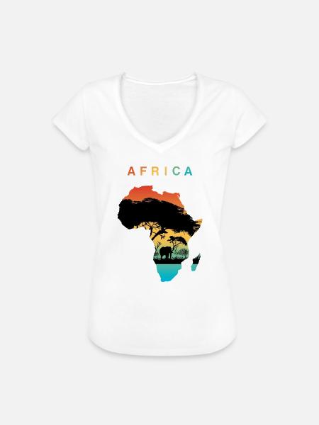 Afrika - Frauen Vintage T-Shirt - 