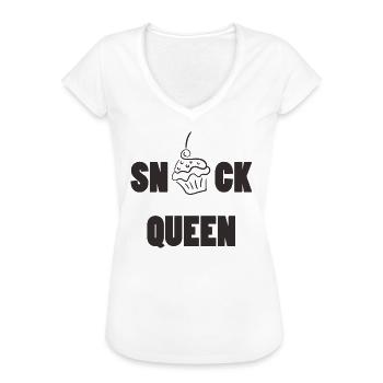 Bonbons - T-shirt vintage Femme - blanc - Devant - Danielle (179cm)