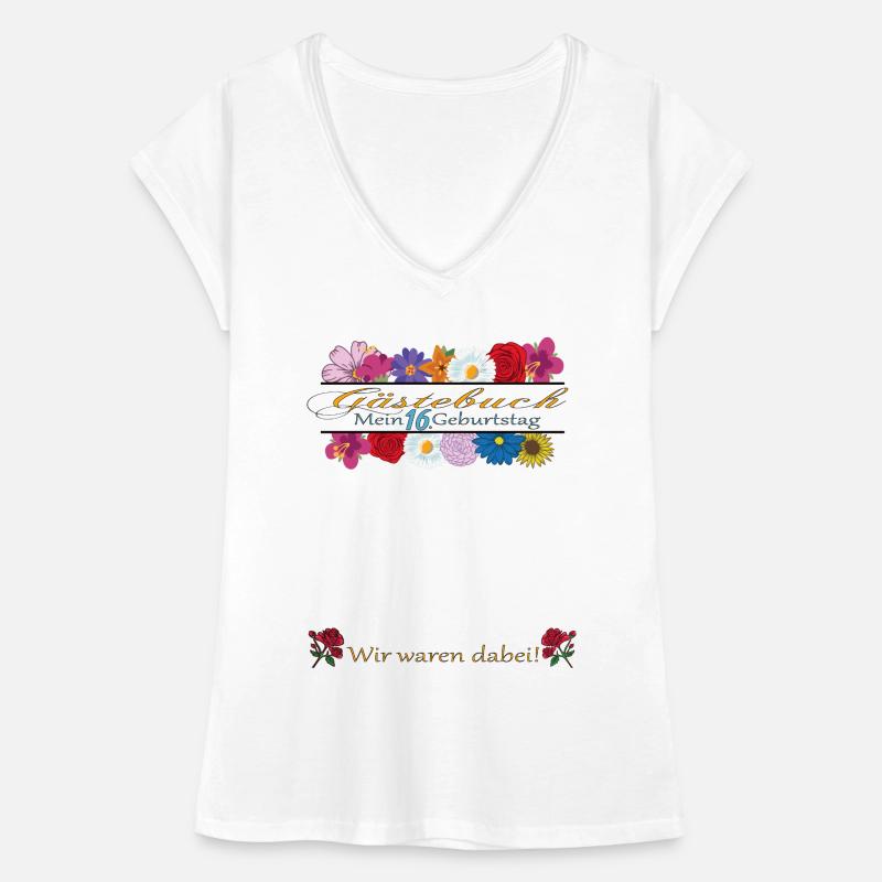 16. Geburtstag Mädchen & Junge Gästebuch Frauen Vintage T-Shirt