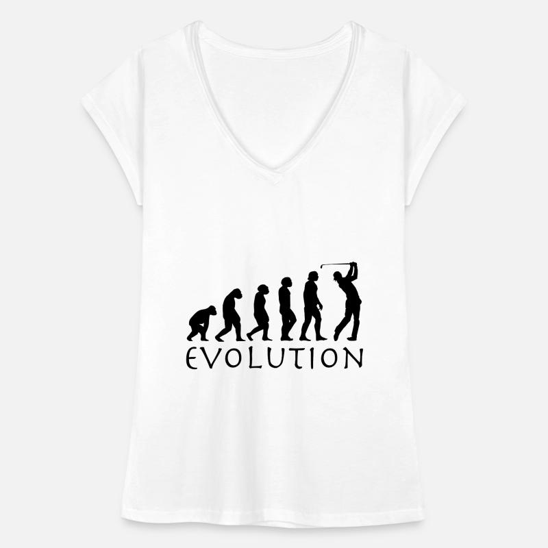 Évolution du golf T-shirt vintage Femme