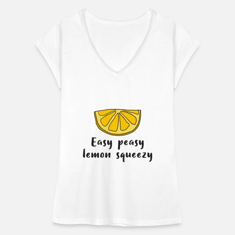 Lemon Zitrone Easy peasy lemon squeezy Frauen Vintage T-Shirt