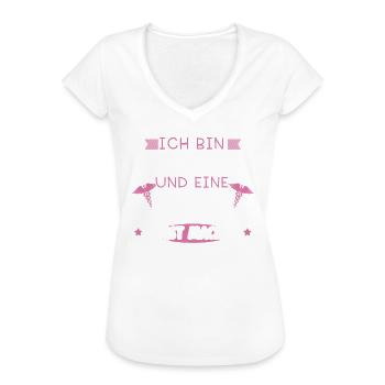 Altenpflegerin Und Mama Pflegerin Altersheim - Frauen Vintage T-Shirt - Weiß - Vorne