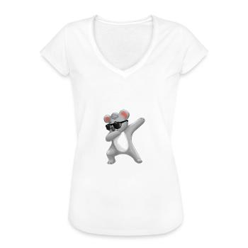 Ich mache keine Fehler ich erschaffe Katastrophen - Frauen Vintage T-Shirt - Weiß - Vorne