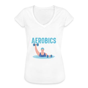Wassergymnastik Instruktor Fitness Übung Workout - Frauen Vintage T-Shirt - Weiß - Vorne