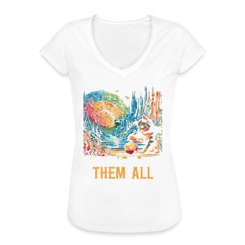 Rollenspiel RPG Master Videospiel Gamer - Frauen Vintage T-Shirt - Weiß - Vorne