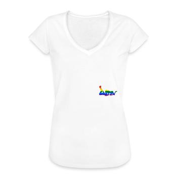 Gay Evolutio Women - EN - Frauen Vintage T-Shirt - Weiß - Vorne