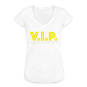 VIP | Very important person, lustige Sprüche - Frauen Vintage T-Shirt - Weiß - Vorne