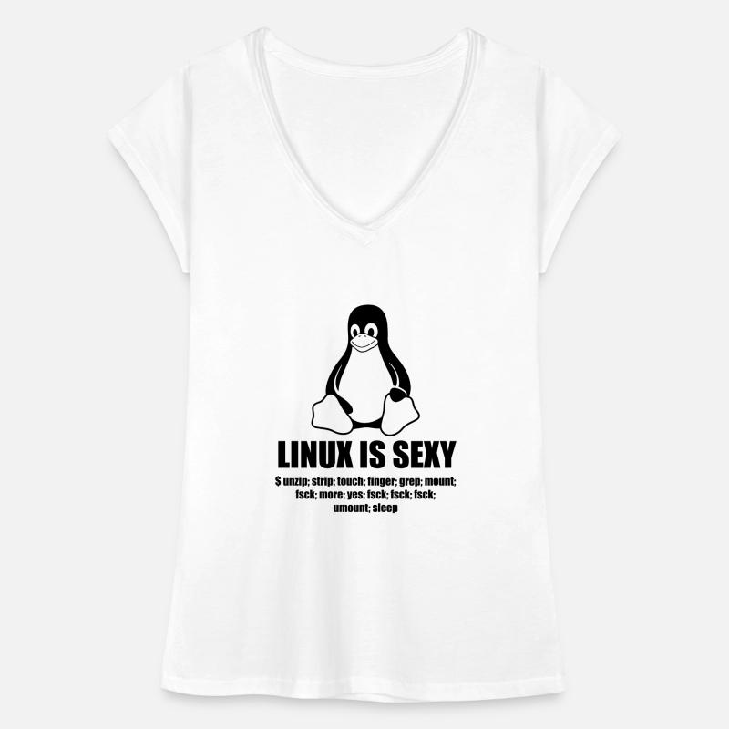 Linux Root SUDO Unix Shell Sexy funny gift Women's Vintage T-Shirt