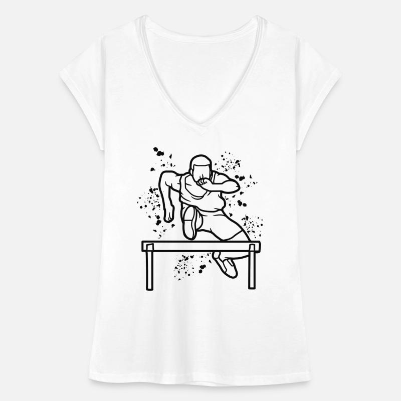Hurdle Run Obstacle Course Kids Hurdle Run Women's Vintage T-Shirt