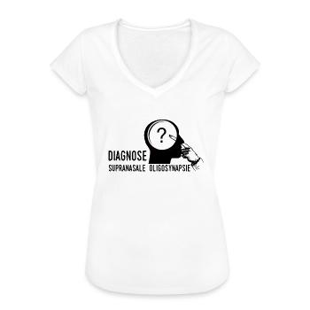 Medizin- Supranasale Oligosynapsie - Frauen Vintage T-Shirt - Weiß - Vorne