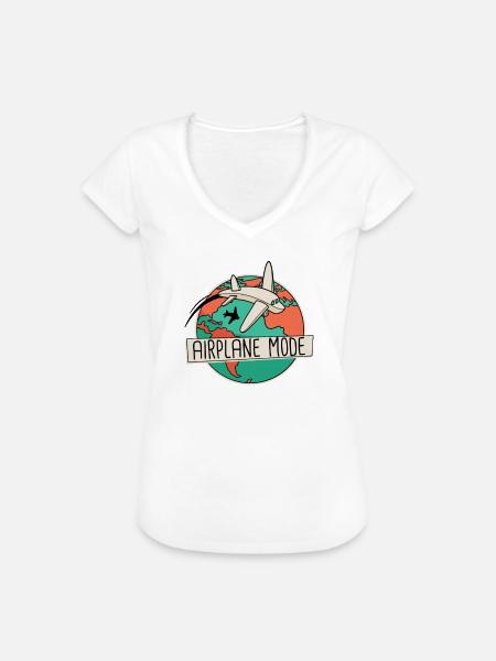 Flugzeugmodus Sommer Urlaubsreise -Fehlermodus - Frauen Vintage T-Shirt - Weiß