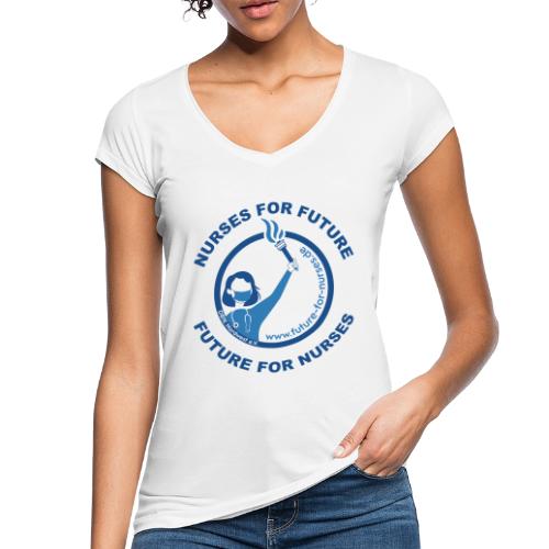 NURSES FOR FUTURE : FUTURE FOR NURSES (blau) - Frauen Vintage T-Shirt