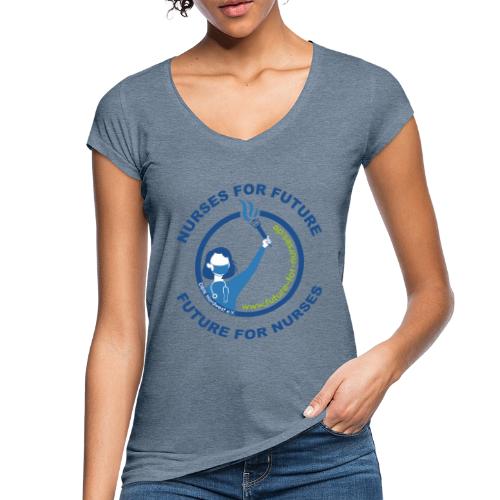 NURSES FOR FUTURE : FUTURE FOR NURSES (blau&grün) - Frauen Vintage T-Shirt