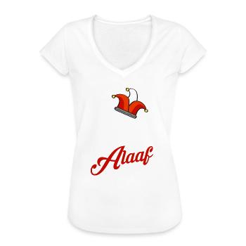 Alaaf Köln Kölsch Karneval Kölner Dom - Frauen Vintage T-Shirt - Weiß - Vorne