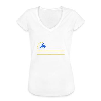Vereinigte Staaten von Europa United States of EU - Frauen Vintage T-Shirt - Weiß - Vorne