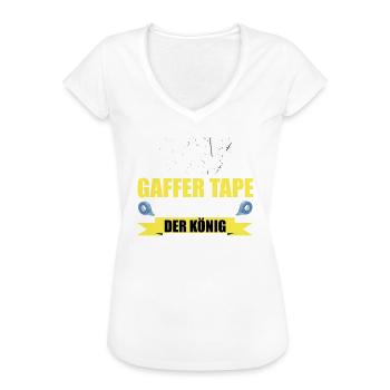 Stage Crew Bühnentechniker Veranstaltungstechnik - Frauen Vintage T-Shirt - Weiß - Vorne
