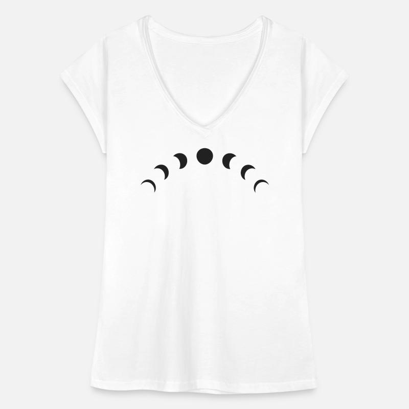 Lunar Phases - Minimalistic - Moon phases Women's Vintage T-Shirt