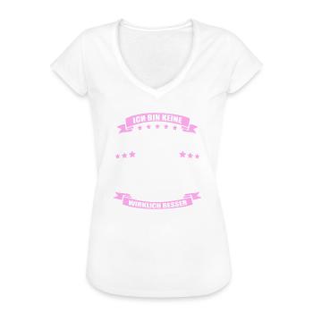 Name Lilith Vorname Klugscheisserin Namenstag - Frauen Vintage T-Shirt - Weiß - Vorne
