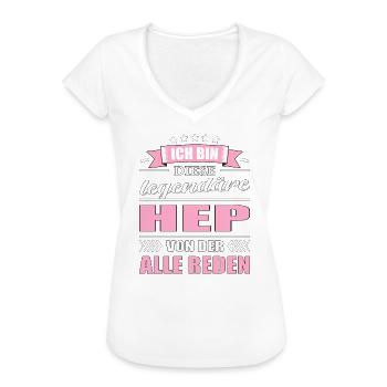 Ich Bin Diese Legendäre HEP Pflegekraft Pflege - Frauen Vintage T-Shirt - Weiß - Vorne