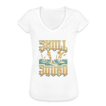 Windsurfen Windsurfer - Frauen Vintage T-Shirt - Weiß - Vorne