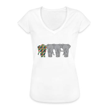 Autismus: It's Ok To Be A Little Different - Frauen Vintage T-Shirt - Weiß - Vorne