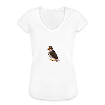 Dies ist mein Menschen Kostüm ich bin ein Adler - Frauen Vintage T-Shirt - Weiß - Vorne