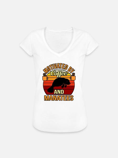Seekuh - Frauen Vintage T-Shirt - Weiß