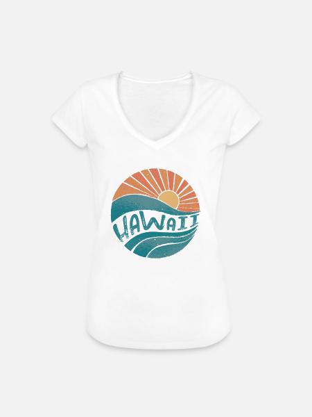 hawaii - Frauen Vintage T-Shirt - Weiß