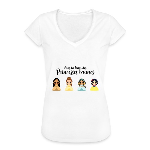 Team princesses brunes - T-shirt vintage Femme
