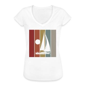 My Retirement Plan Rentner Segeln - Frauen Vintage T-Shirt - Weiß - Vorne