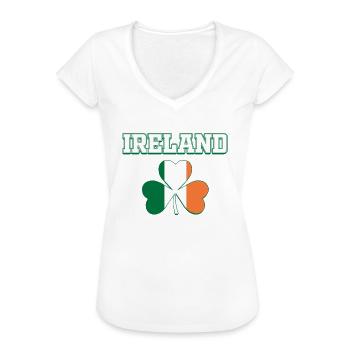Irland - Frauen Vintage T-Shirt - Weiß - Vorne