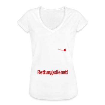 Notfallsanitäter Sanitäter Rettungsdienst - Frauen Vintage T-Shirt - Weiß - Vorne