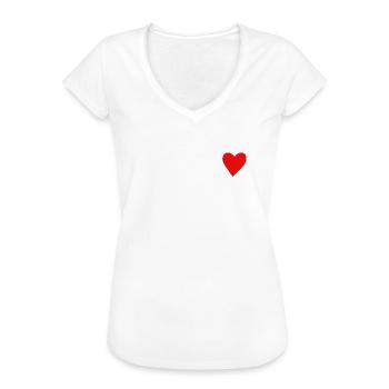 Hase und Bär Verliebte Paare Liebesbeweis - Frauen Vintage T-Shirt - Weiß - Vorne