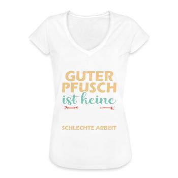 Luftfahrt Techniker - Frauen Vintage T-Shirt - Weiß - Vorne