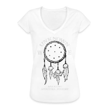 Dreamcatcher T-Shirt schwarz - Frauen Vintage T-Shirt - Weiß - Vorne