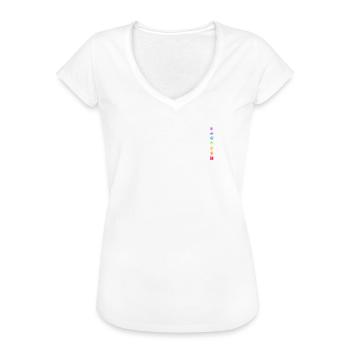 Spirituelles Helaer Chakra Ehefrau Reiki - Frauen Vintage T-Shirt - Weiß - Vorne