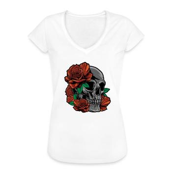 Rose Rosen Rosengewächs Garten Gärtner - Frauen Vintage T-Shirt - Weiß - Vorne