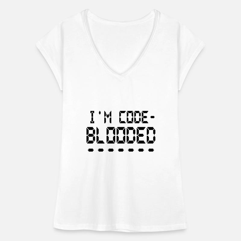 Computer Programming I'm Code Blooded Programmer Women's Vintage T-Shirt