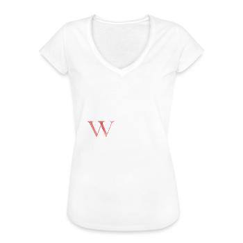 Wander Woman Berg Urlaub Wanderer Spruch - Frauen Vintage T-Shirt - Weiß - Vorne