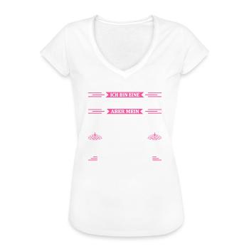 Frau Ehepartnerin Geschenk Verwöhnte Ehefrau Dame - Frauen Vintage T-Shirt - Weiß - Vorne