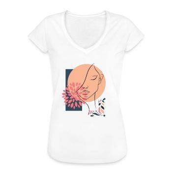 Feminine Magic - Women's Vintage T-Shirt - white - Front - Danielle (179cm)