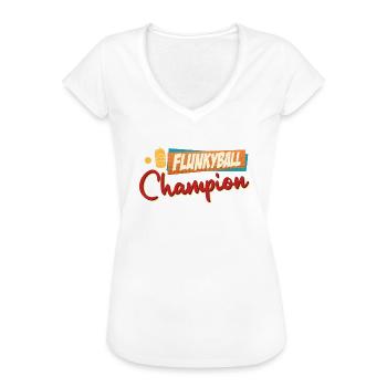 Flunky Ball Trinkspiel Flunkyball Party - Frauen Vintage T-Shirt - Weiß - Vorne