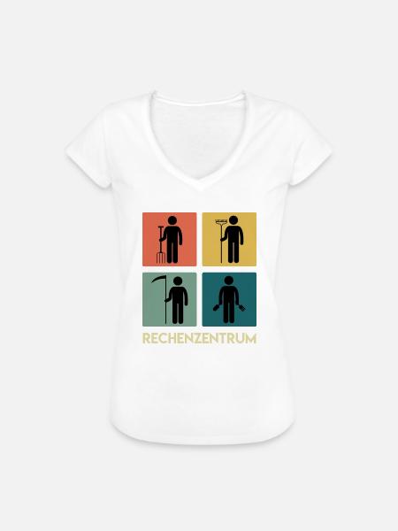 Rechenzentrum Garten Rechen Gärtner - Frauen Vintage T-Shirt - Weiß