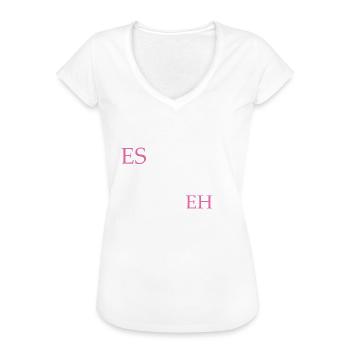 Es Eskaliert Eh - Frauen Vintage T-Shirt - Weiß - Vorne