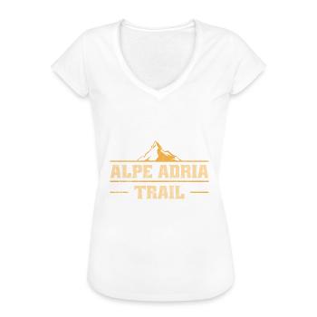 Alpenüberquerung Alpe Adria Trail Ferwanderweg - Frauen Vintage T-Shirt - Weiß - Vorne