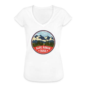 Alpenüberquerung Alpe Adria Trail Ferwanderweg - Frauen Vintage T-Shirt - Weiß - Vorne