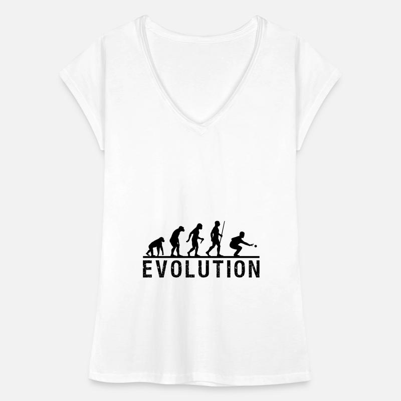Chaîne d'évolution de la pétanque T-shirt vintage Femme
