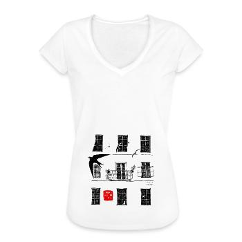 Urban Wildlife - Swifts - Women's Vintage T-Shirt - white - Front