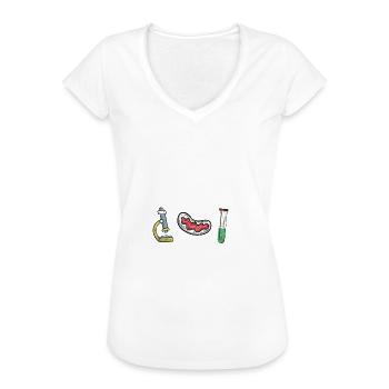 Mikrobiologie Student | Mikrobiologe Mikrobiologie - Frauen Vintage T-Shirt - Weiß - Vorne